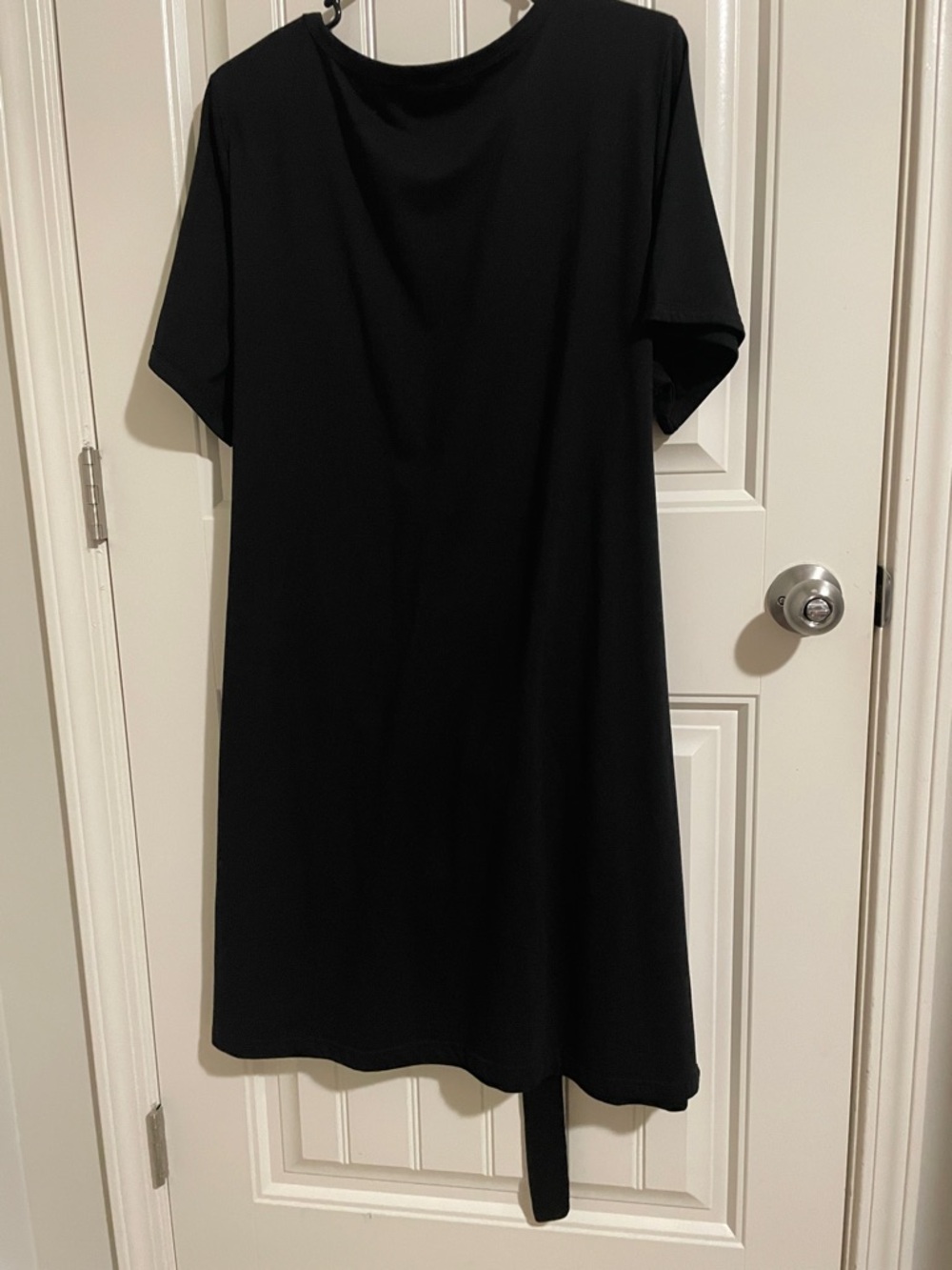 Plus Size Black Tie-Detail Midi Dress nwot - Picture 4 of 4